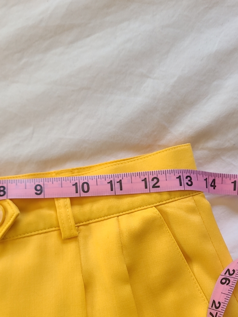 Vintage Escada Apricot High-Waist Trousers Size 36 100%wool - Picture 7 of 7